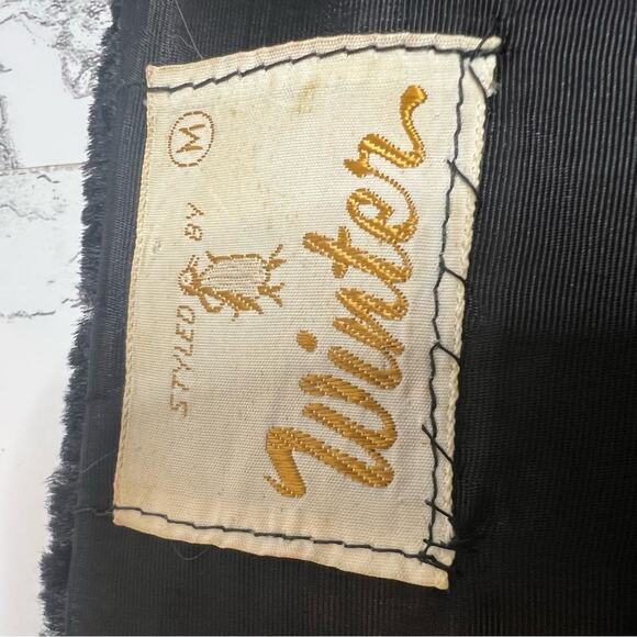 Vintage Styled by Winter Faux Broadtail Lamb Fur Coat Sz M - Picture 4 of 6